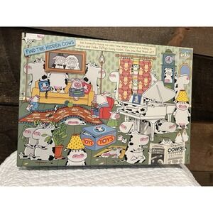 Hidden Cows 1000 Piece Jigsaw Puzzle Workman New